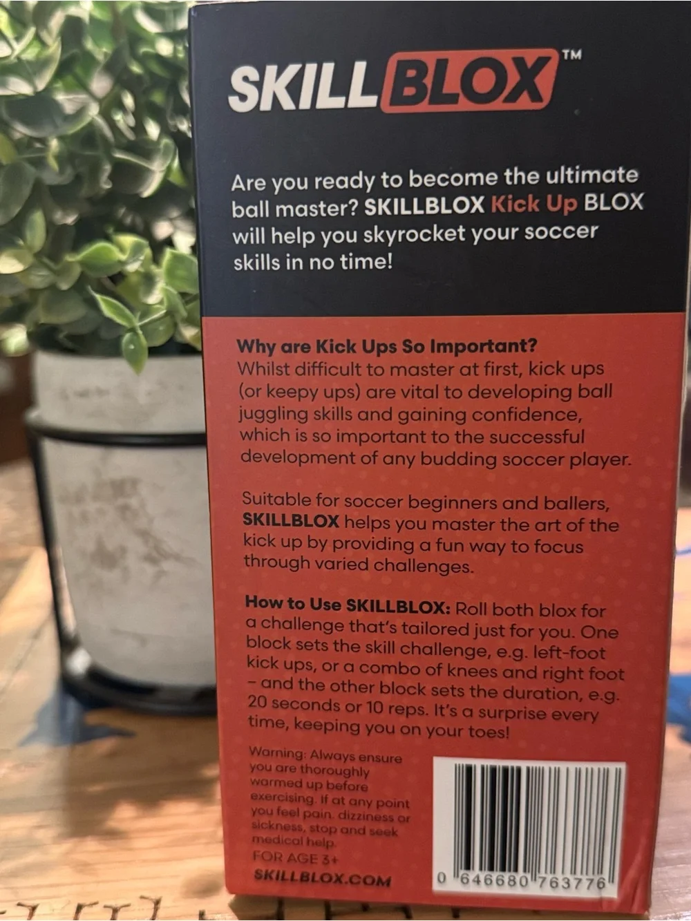 Kick Up Soccer Juggling Dice - Orange (Pair)